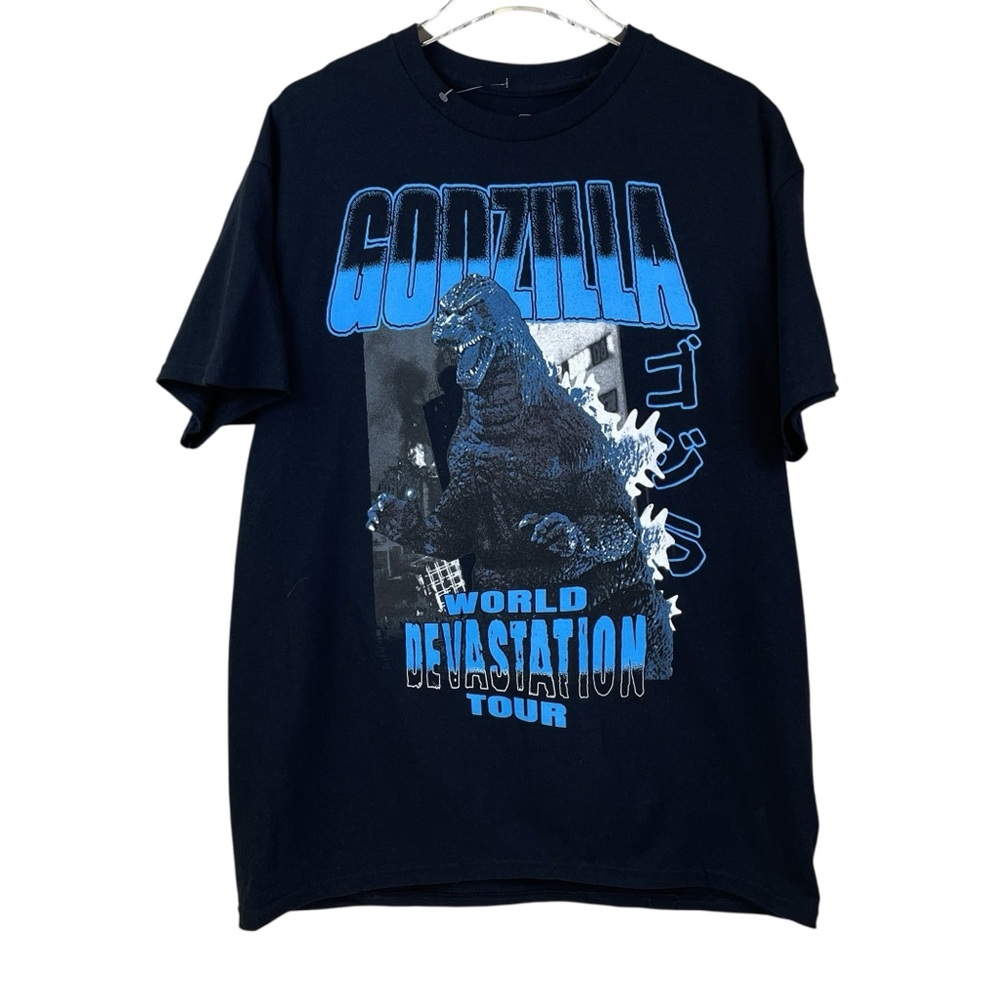Godzilla World Devastation Tour Double Sided T-Shirt Men’s Size L NWOT